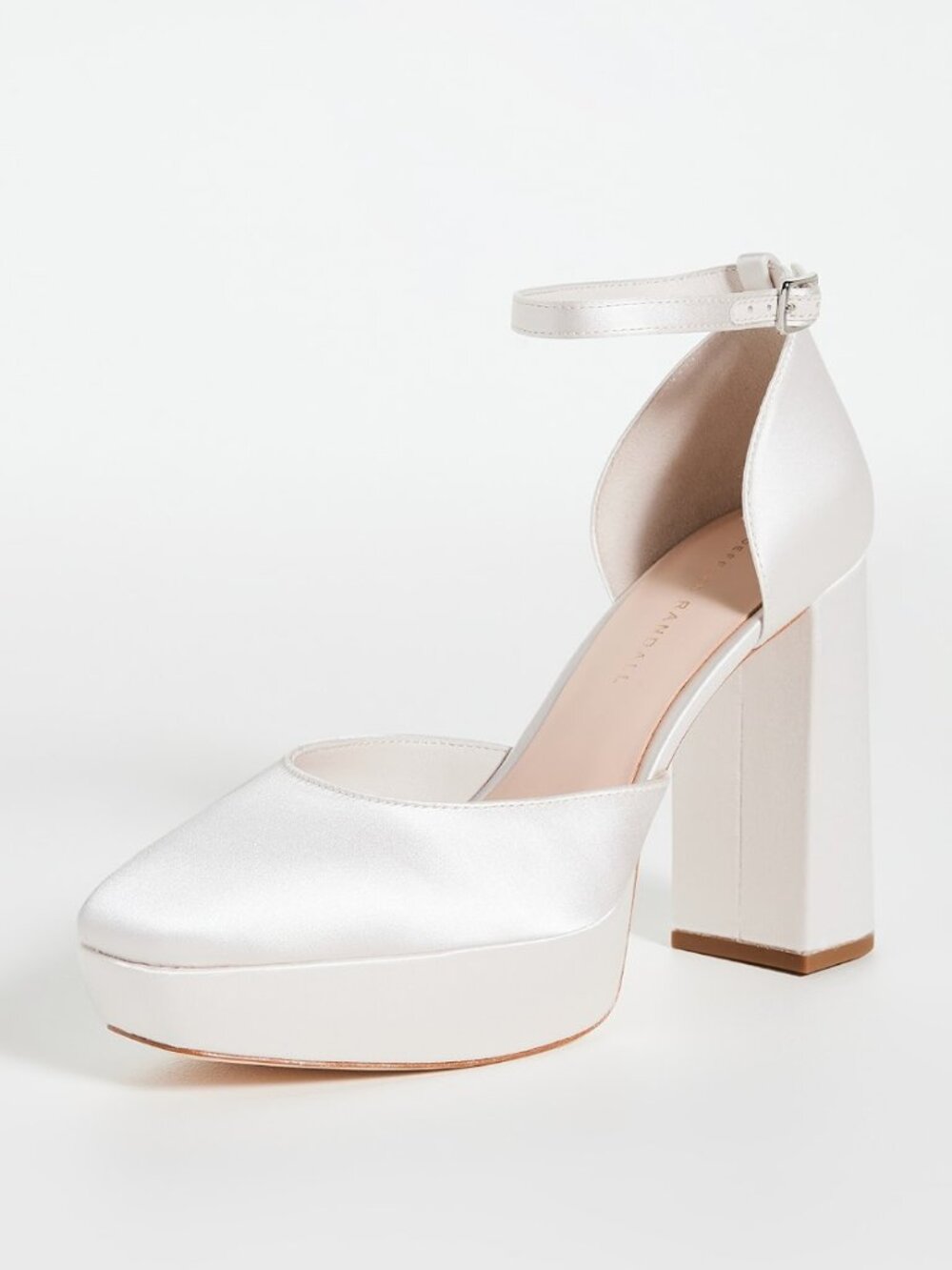 Selina Closed Toe Ankle Strap Platform Pumps - Picture 5 of 6